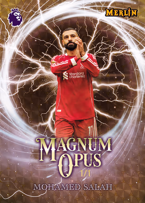 2025-26 TOPPS Merlin Premier League Soccer Cards Value Box