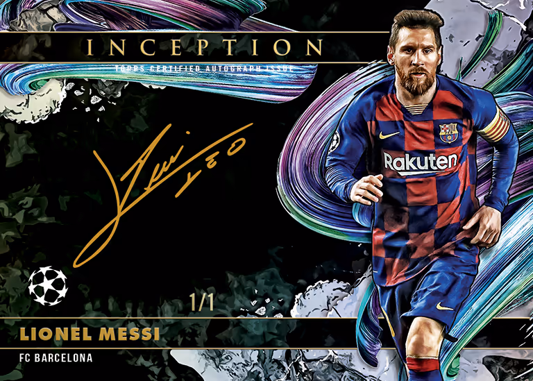 2025-26 TOPPS Inception UEFA Club Competitions Soccer Cards Hobby Box