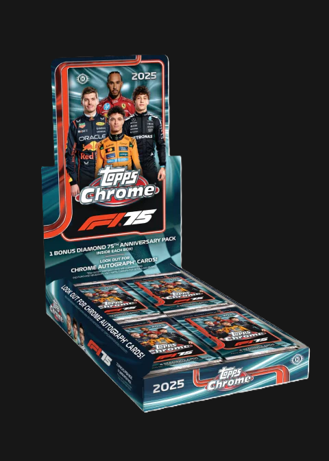 2025 TOPPS CHROME FORMULA 1 HOBBY BOX