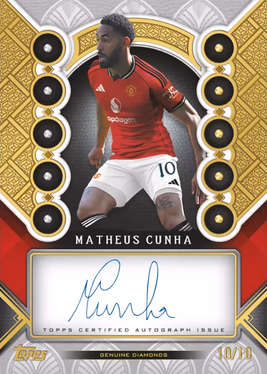 2025-26 TOPPS Palatial Manchester United Soccer Cards Box