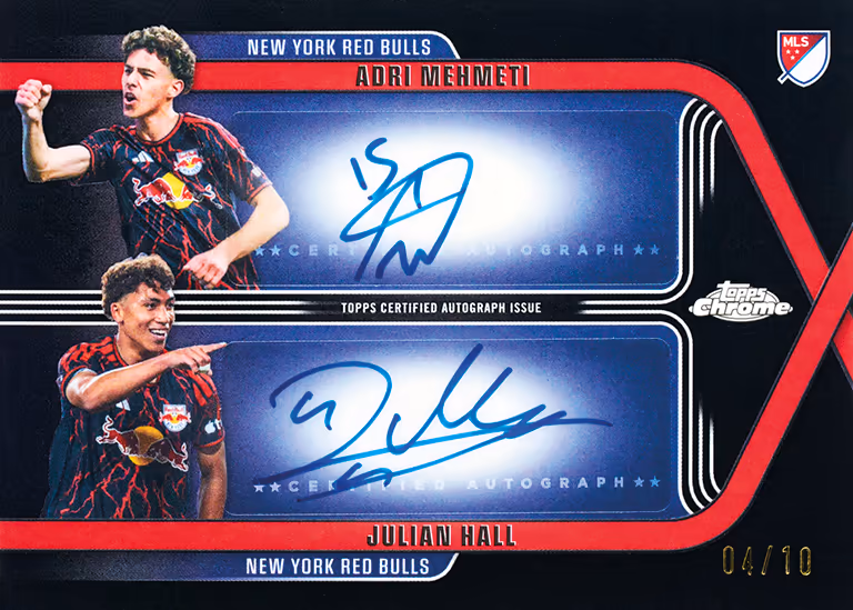 2026 TOPPS Chrome MLS Soccer Cards Mania Box