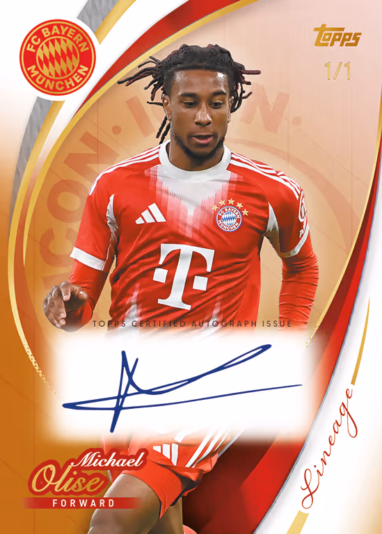 #BAYL13 Full Case Break (6 Box) 2025-26 TOPPS Lineage FC Bayern München Soccer Cards Box PYP