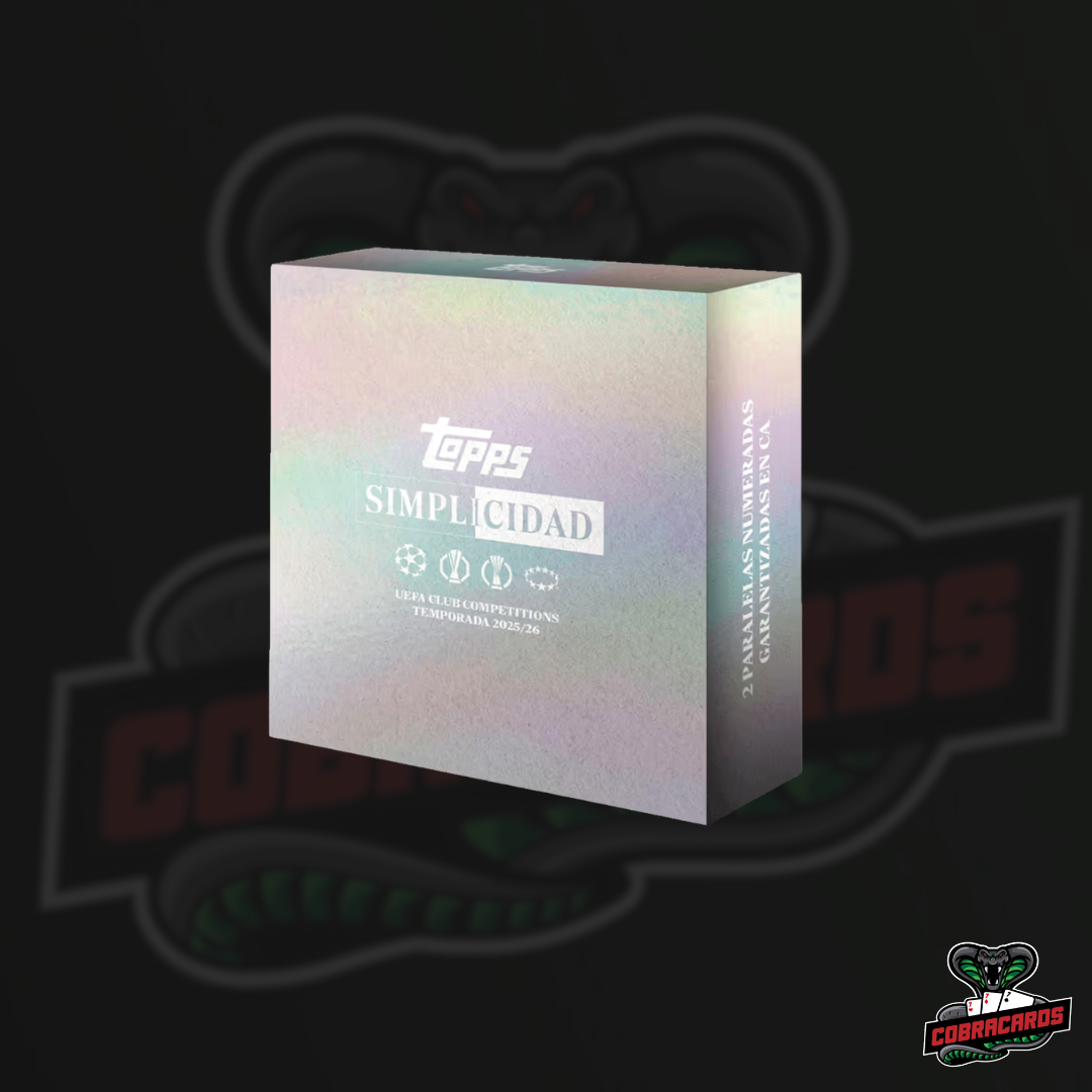 2025-26 TOPPS Simplicidad UEFA Club Competitions Soccer Cards Box