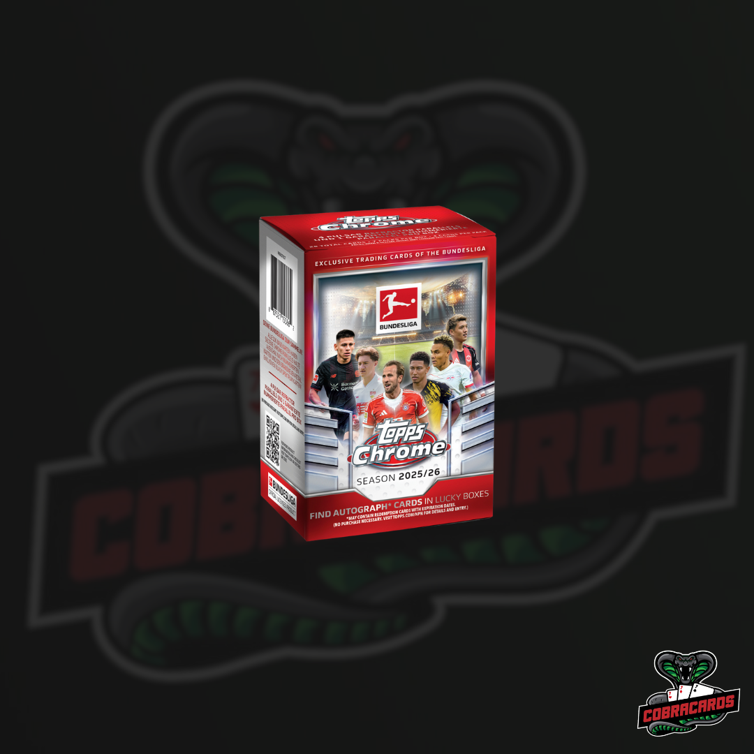 2025-26 TOPPS Chrome Bundesliga Soccer Cards Value Box
