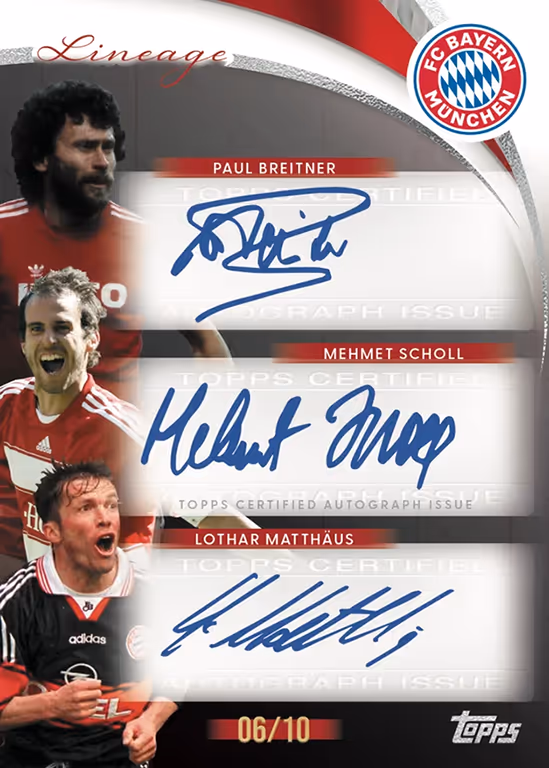 #BAYL13 Full Case Break (6 Box) 2025-26 TOPPS Lineage FC Bayern München Soccer Cards Box PYP