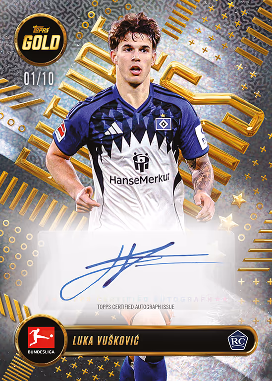 2025-26 TOPPS Gold Bundesliga Soccer Cards Box