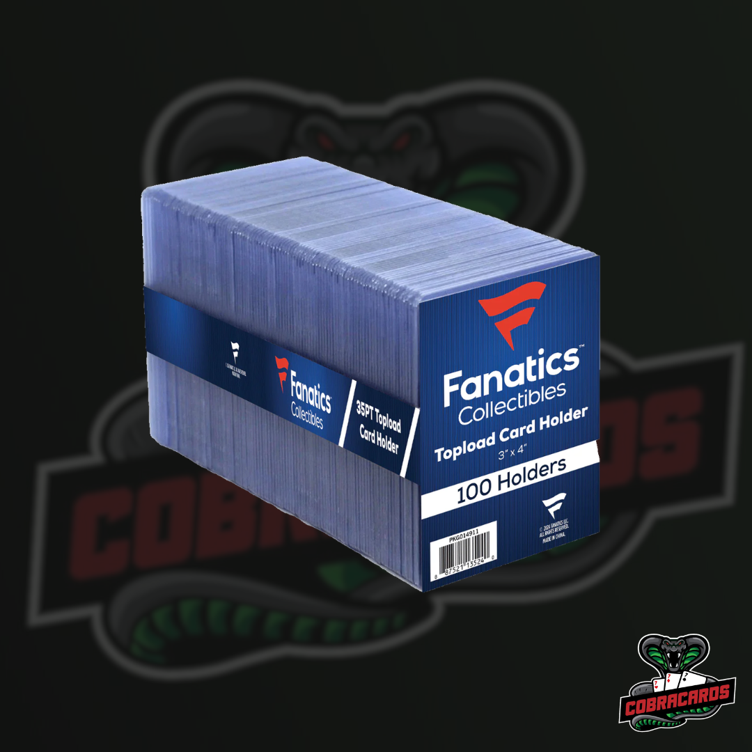 Fanatics Collectibles Top Loader 35pt 100 Stück