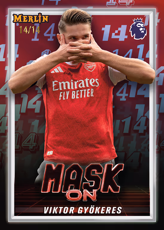 2025-26 TOPPS Merlin Premier League Soccer Cards Value Box