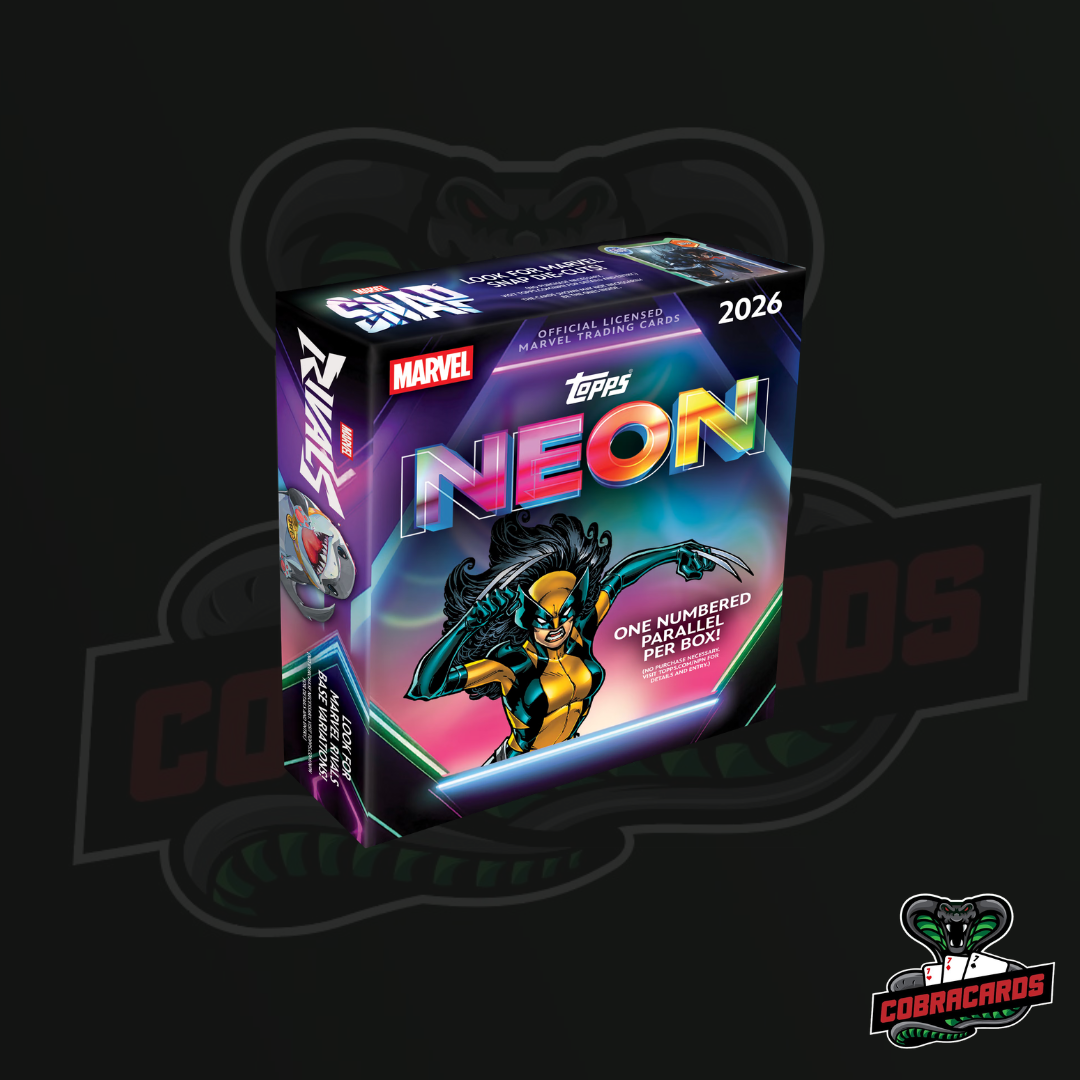 2026 TOPPS Neon Marvel Trading Cards Mega Box