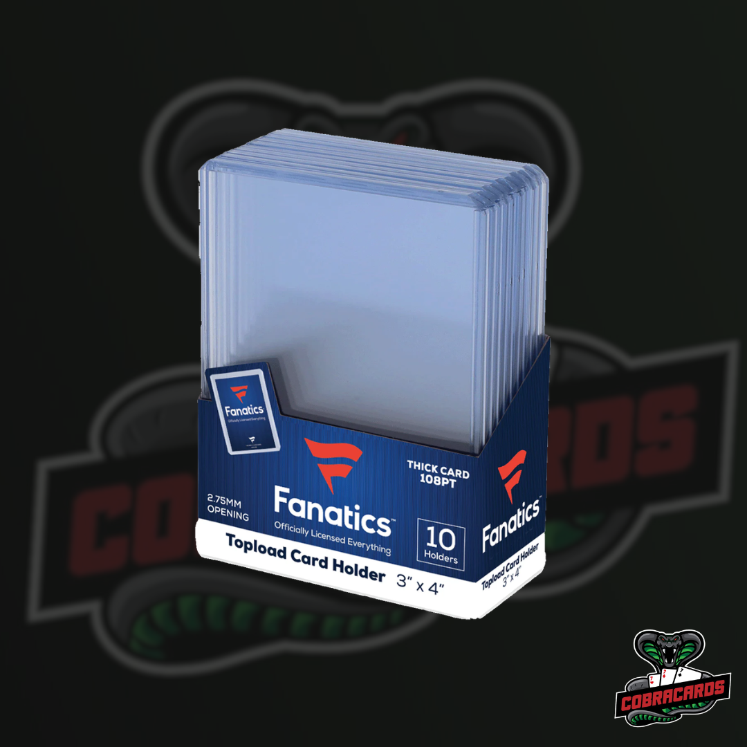 Fanatics Collectibles Top Loader 108pt 10 Stück