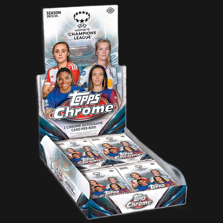 SEALED 2023-24 TOPPS Chrome UEFA Women’s Champions League Soccer Cards Hobbs Box SEALED 2023-24 TOPPS Chrome UEFA Women’s Champions League Soccer Cards Hobbs Box