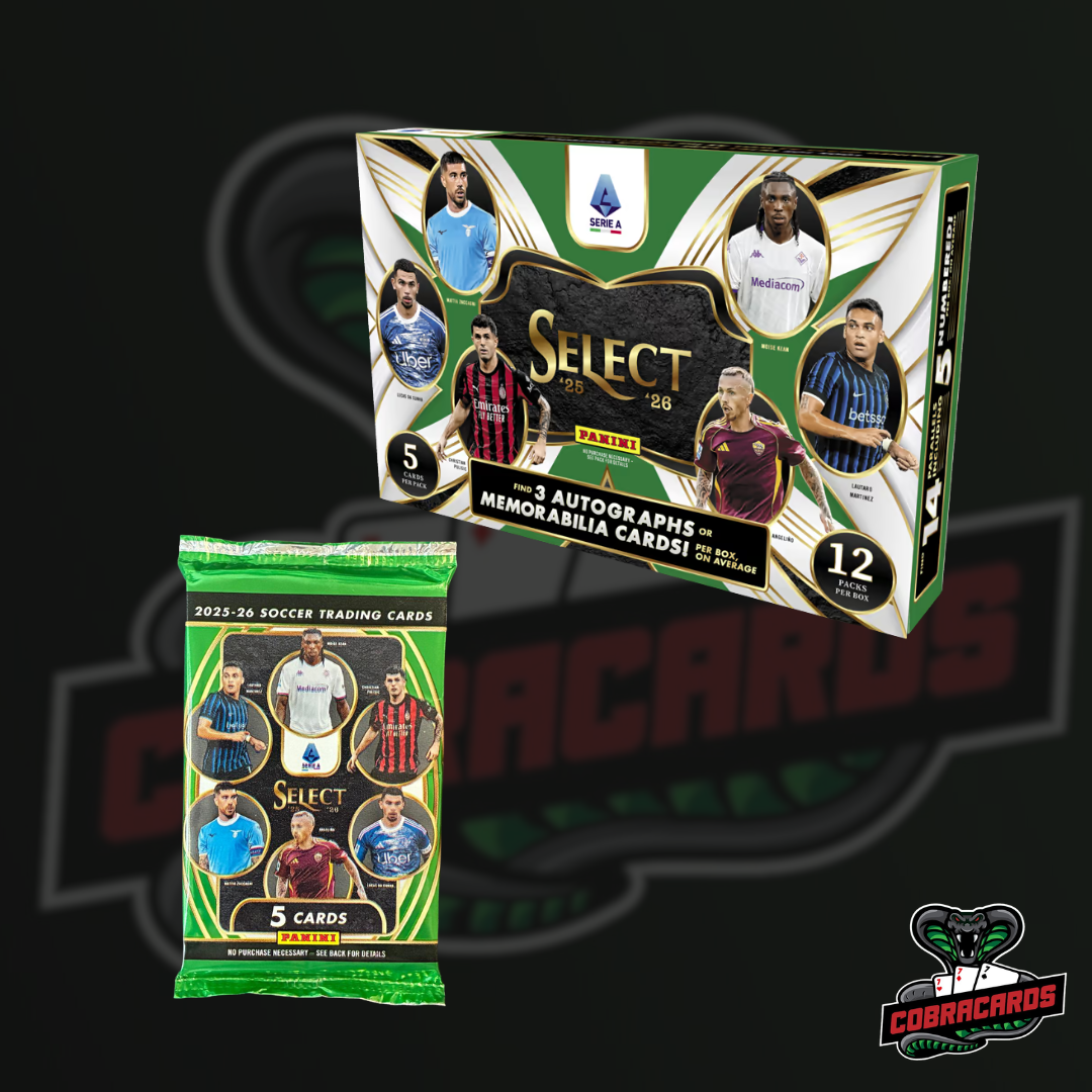 EINZELPACK 2025-26 Panini Serie A Select Soccer Cards