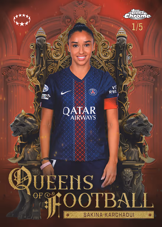 2025-26 TOPPS Chrome UEFA Women's Champions League Soccer Cards Hobby Box