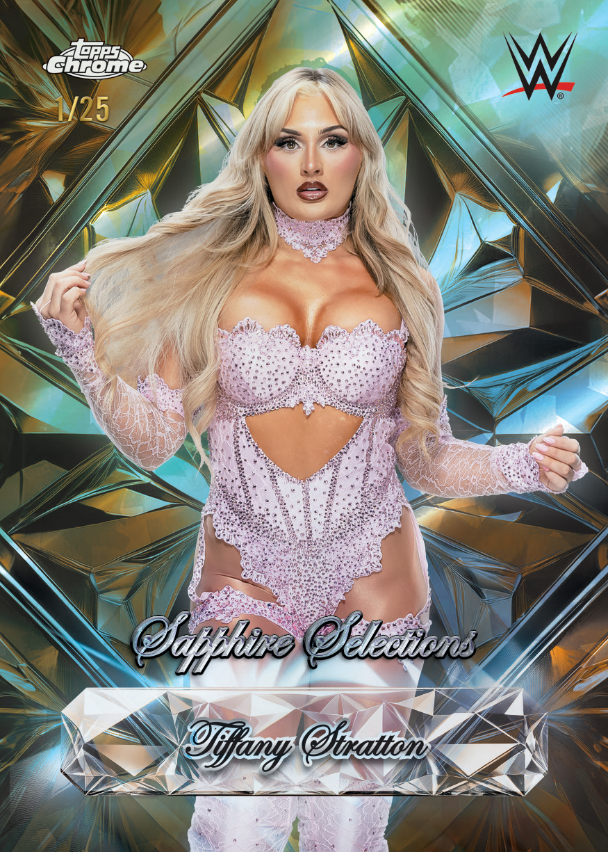 2026 Topps Chrome Sapphire Edition WWE Trading Cards Box