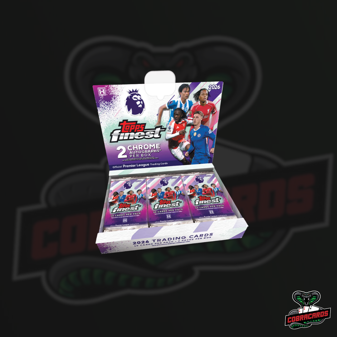 #PLF1 Full Case (8Box) 2025-26 TOPPS FINEST Premier League Soccer Cards Hobby Box PYT/PYP