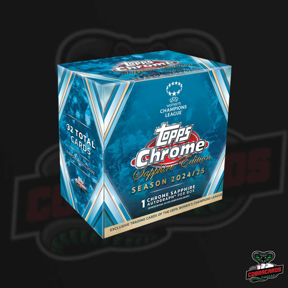 2024-25 Topps Chrome Sapphire UEFA Women's Champions League - Hobby Box
