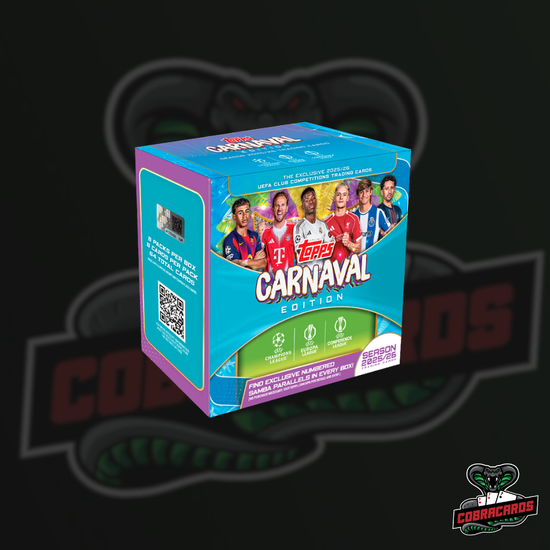 2025-26 TOPPS Carnaval Edition UEFA Club Competitions Soccer Cards Box
