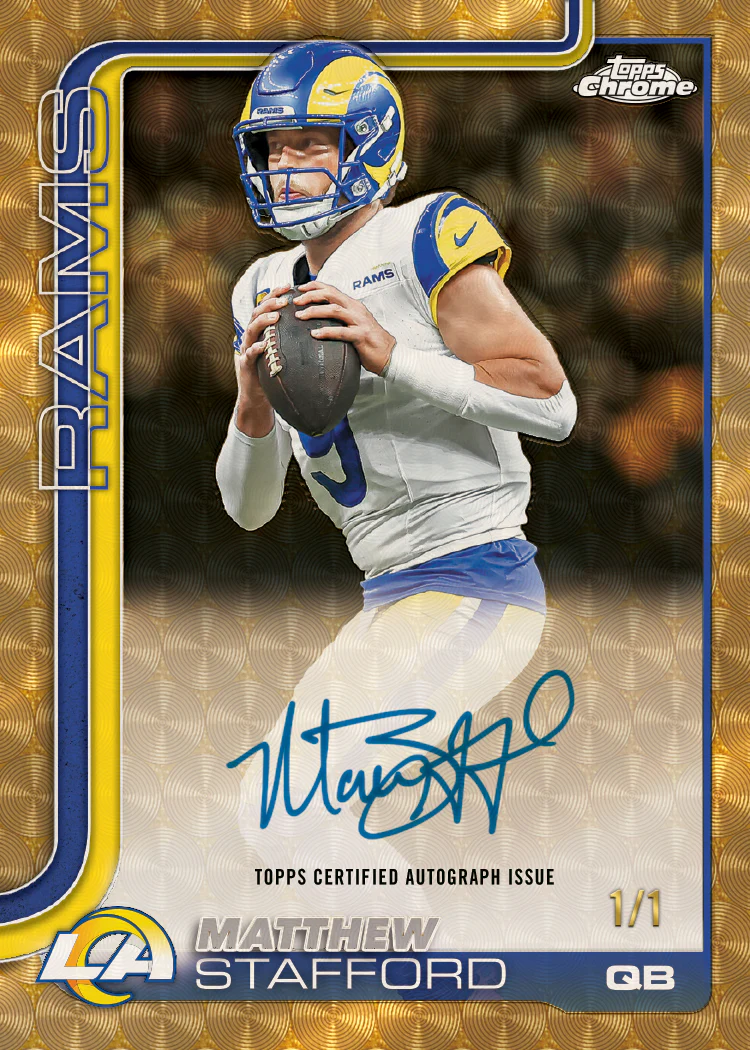 2025 Topps Chrome Football Blaster Box