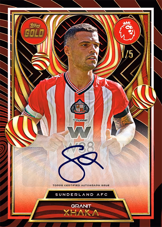 2025-26 TOPPS Gold Premier League Soccer Cards Box