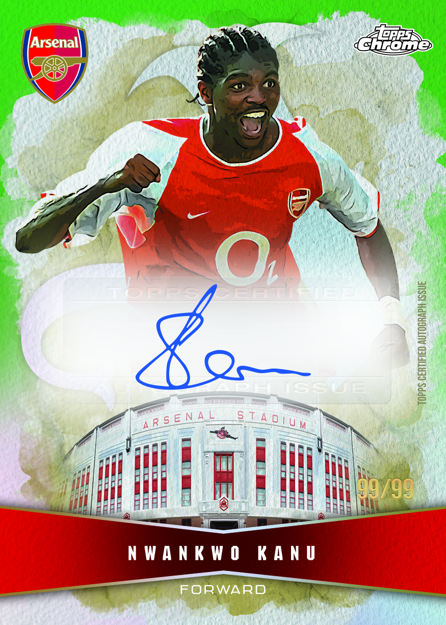 2025-26 TOPPS Chrome Arsenal Soccer Cards Box