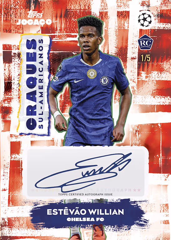 2025-26 TOPPS Jogaço UEFA Club Competitions Soccer Cards Box