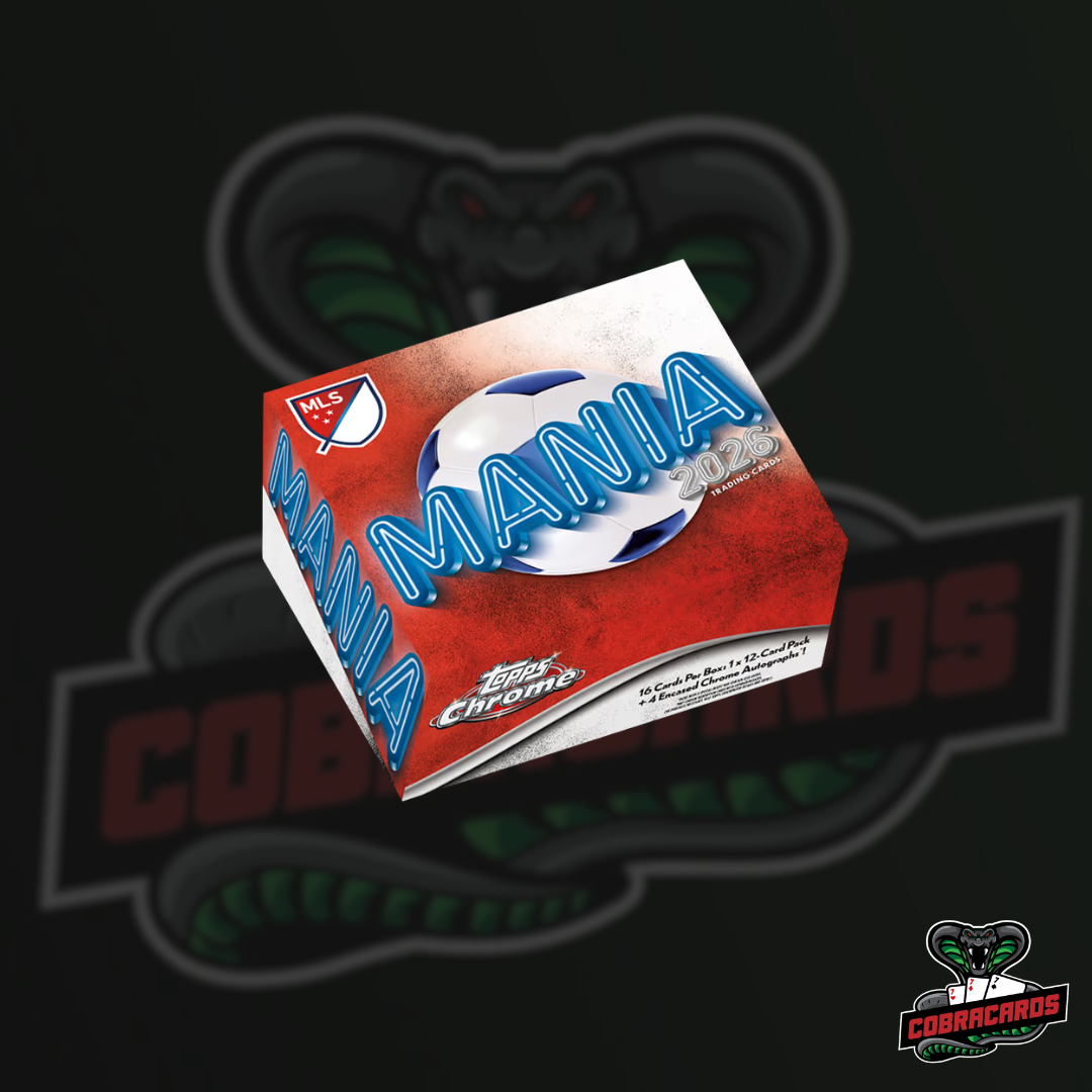 2026 TOPPS Chrome MLS Soccer Cards Mania Box