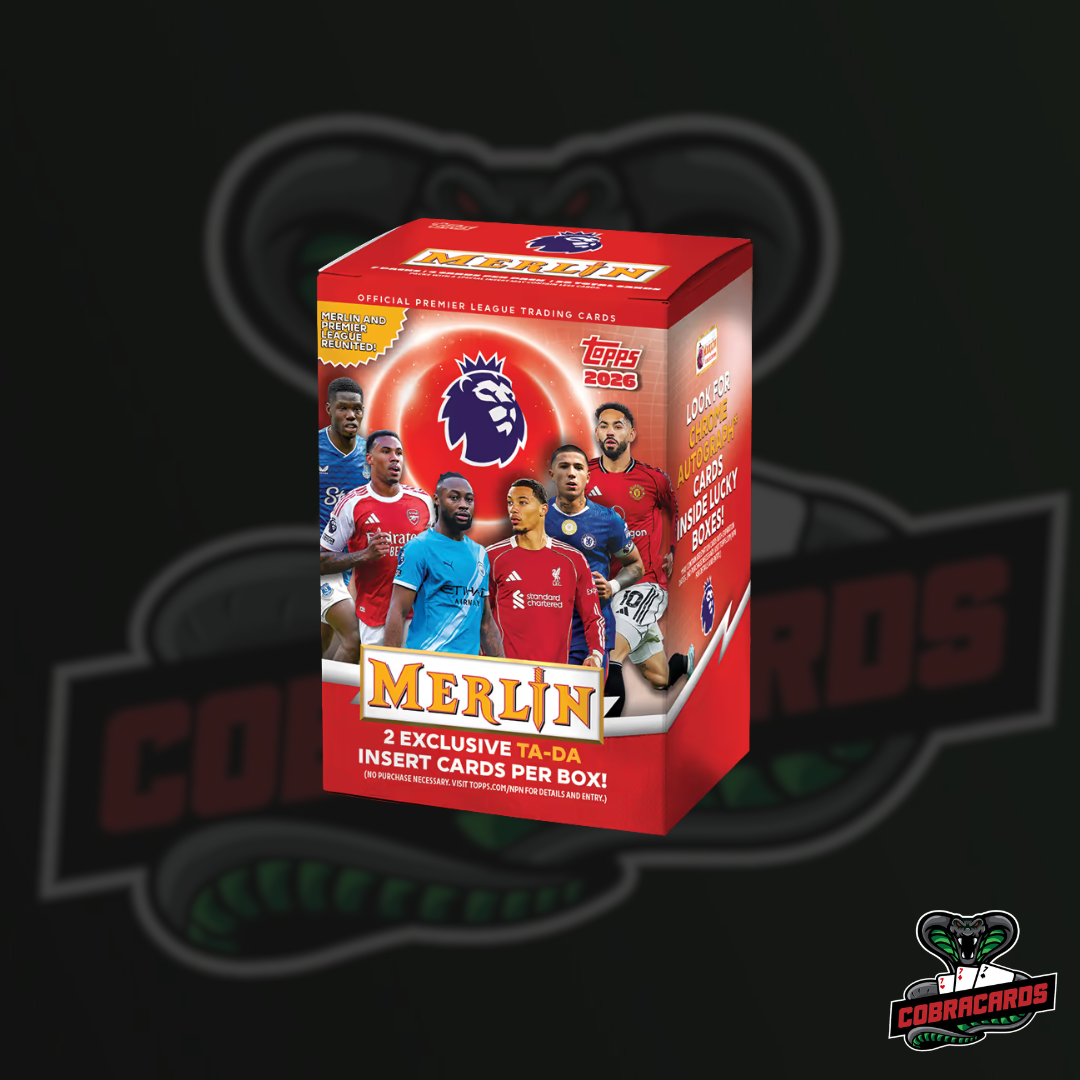 2025-26 TOPPS Merlin Premier League Soccer Cards Value Box