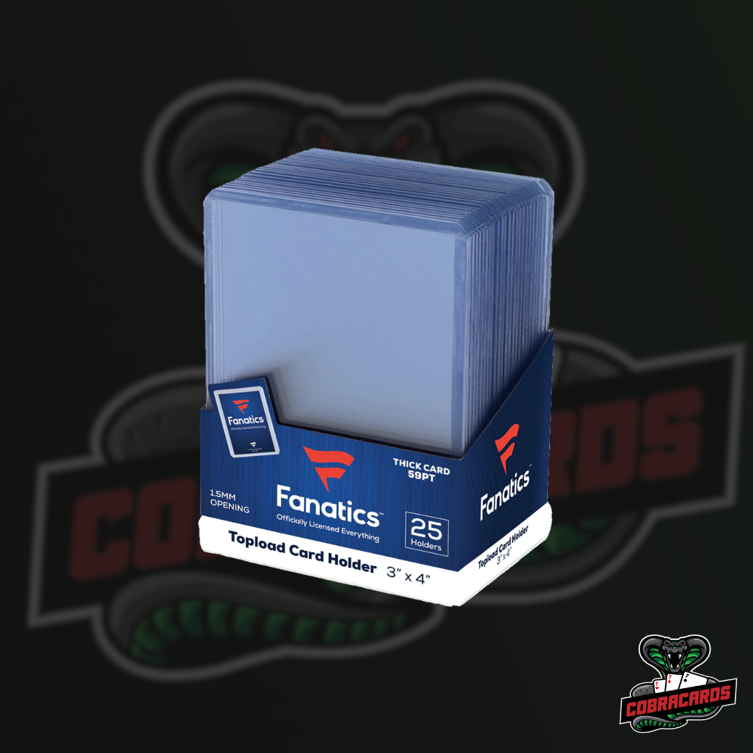 Fanatics Collectibles Top Loader 59pt 25 Stück