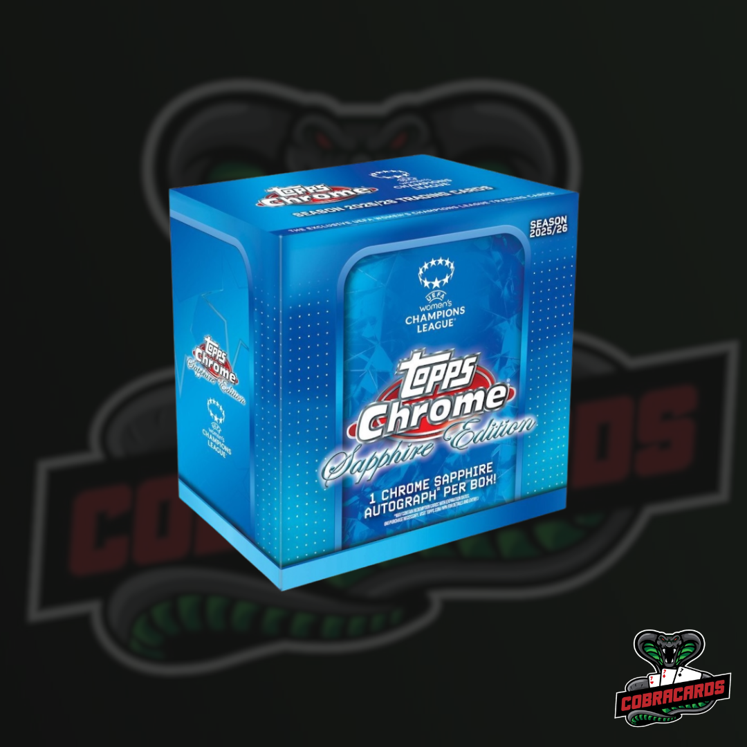 #UWCLS5 10 Boxer (Full Case) 2025-26 Topps Chrome Sapphire UEFA Women’s Champions League Soccer PYP/PYT