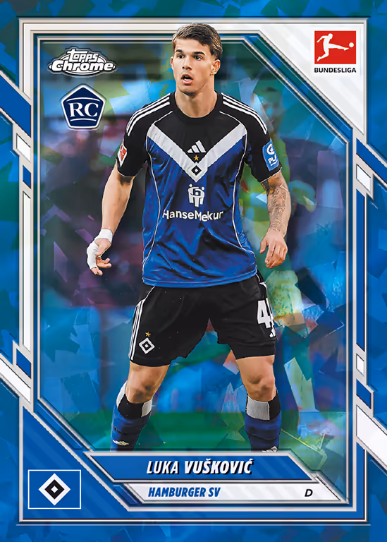 #BUSA2 Full Case (10 Box) 2025-26 TOPPS Chrome Sapphire Edition Bundesliga Soccer Cards Hobby Box PYT/PYP