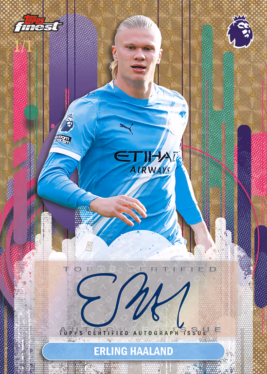 #PLF1 Full Case (8Box) 2025-26 TOPPS FINEST Premier League Soccer Cards Hobby Box PYT/PYP