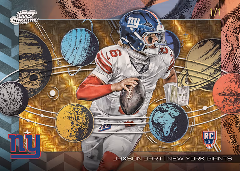 2025 TOPPS Cosmic Chrome NFL Football Cards Hobby Box
