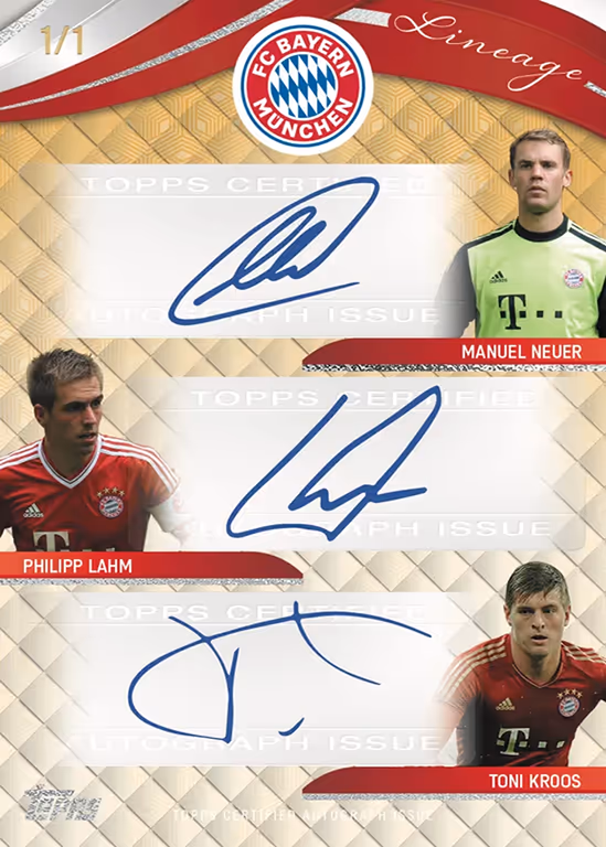 #BAYL13 Full Case Break (6 Box) 2025-26 TOPPS Lineage FC Bayern München Soccer Cards Box PYP
