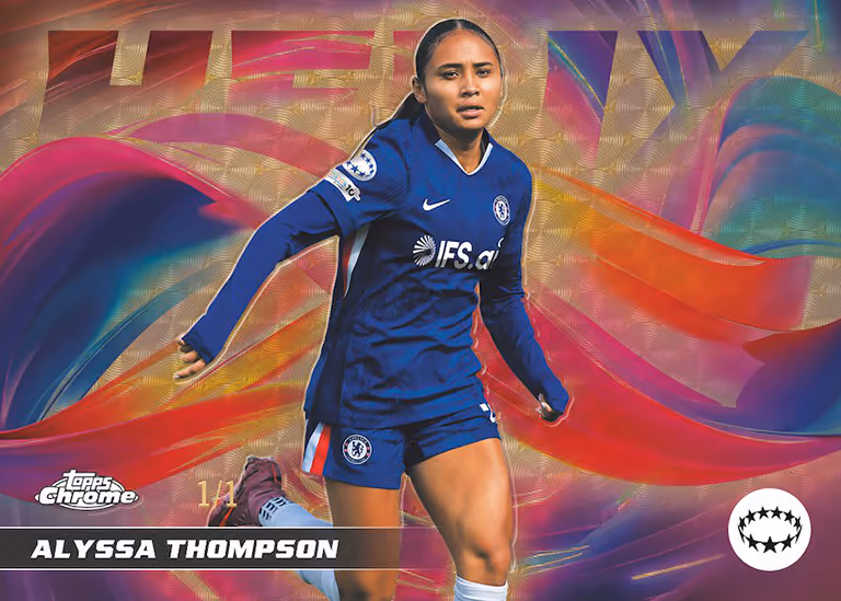 2025-26 TOPPS Chrome UEFA Women's Champions League Soccer Cards Hobby Box