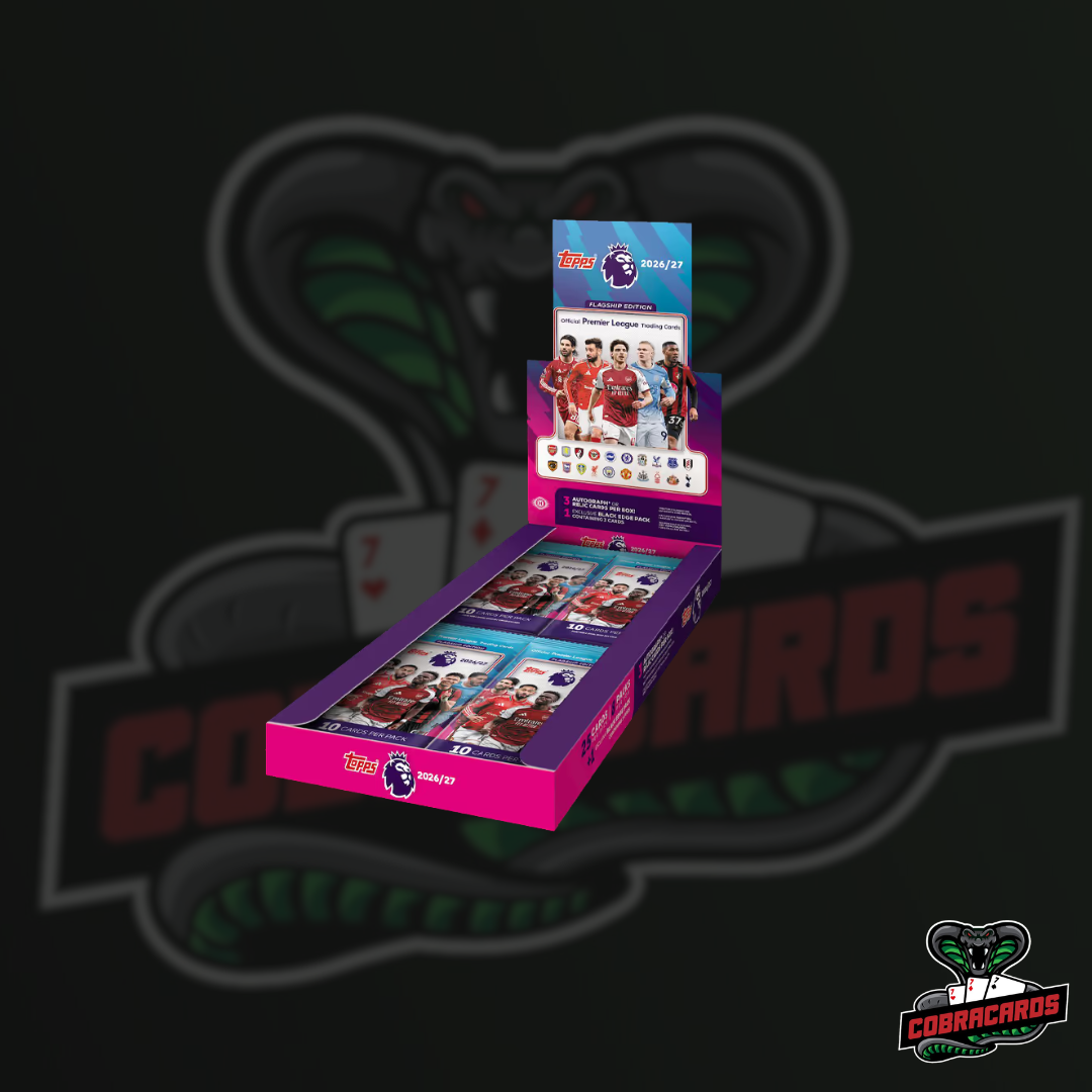 2026-27 TOPPS Flagship Premier League Soccer Cards Hobby Box