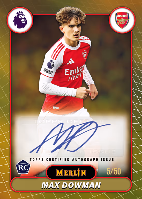 2025-26 TOPPS Merlin Premier League Soccer Cards Hobby Box