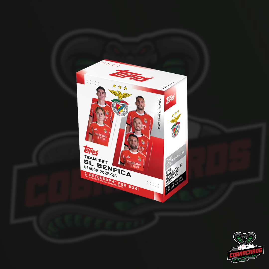 2025-26 TOPPS SL Benfica Team Set Soccer Cards Box