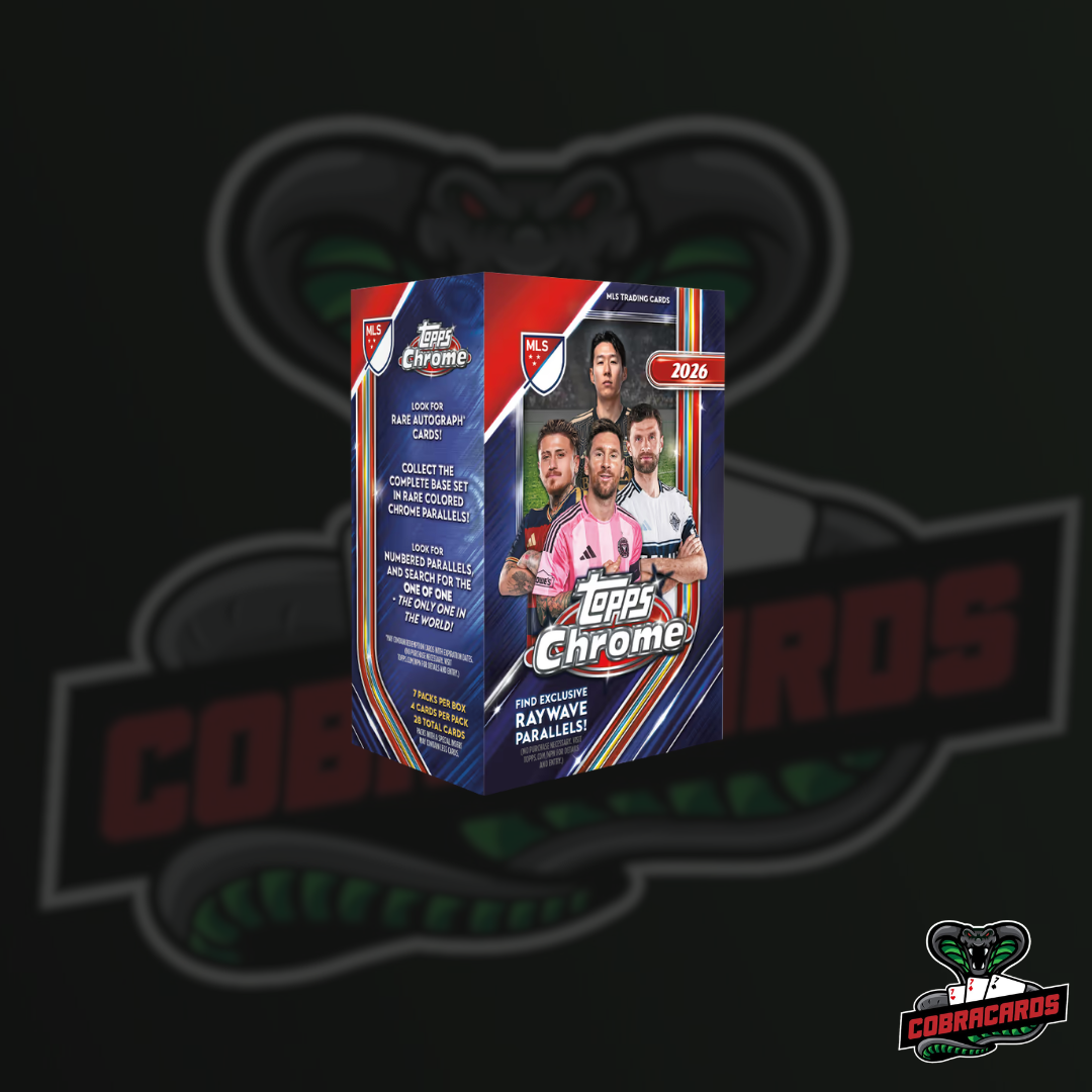 2026 TOPPS Chrome MLS Soccer Cards Value Blaster Box