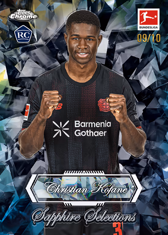 #BUSA2 Full Case (10 Box) 2025-26 TOPPS Chrome Sapphire Edition Bundesliga Soccer Cards Hobby Box PYT/PYP