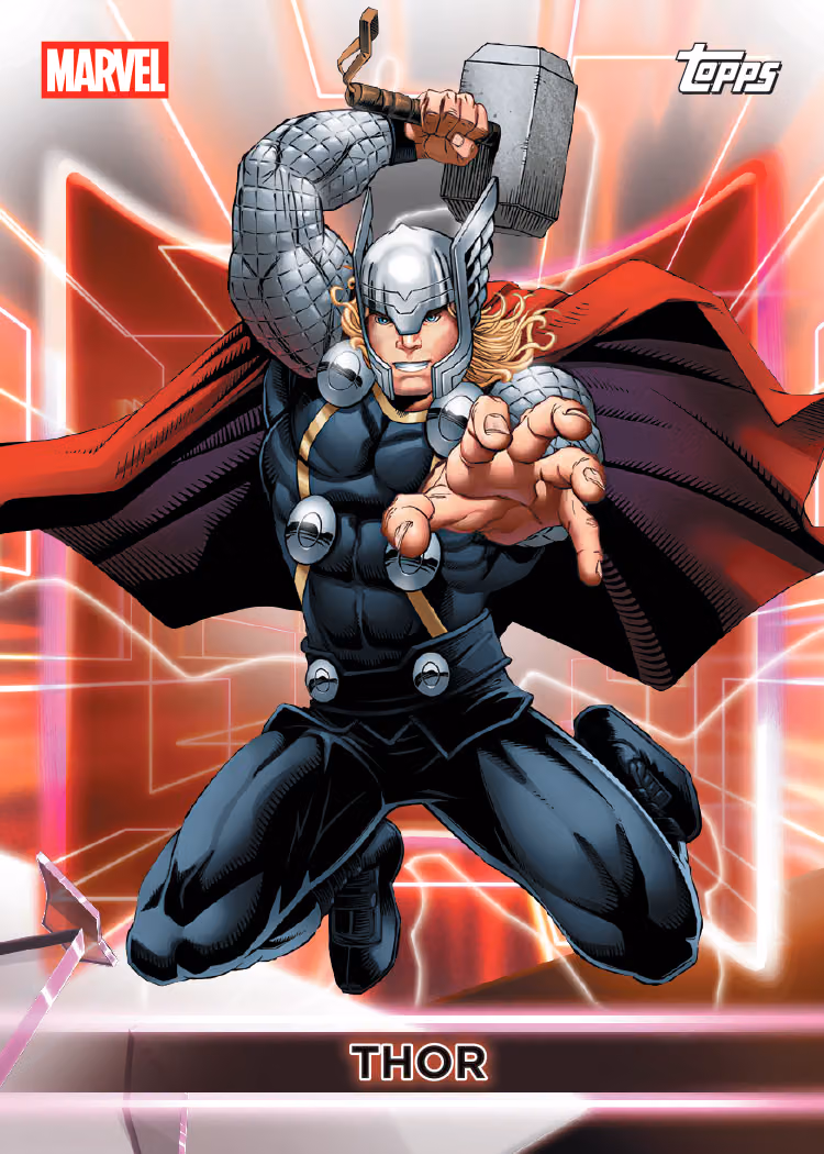 2026 TOPPS Neon Marvel Trading Cards Mega Box
