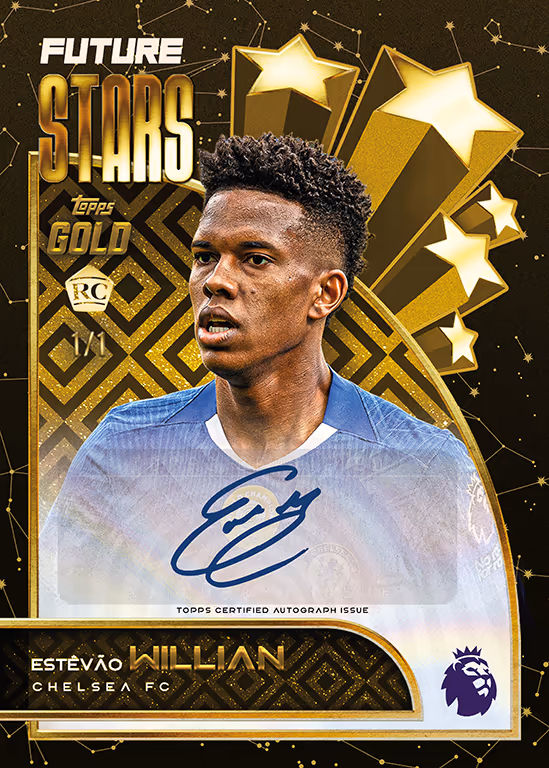 2025-26 TOPPS Gold Premier League Soccer Cards Box