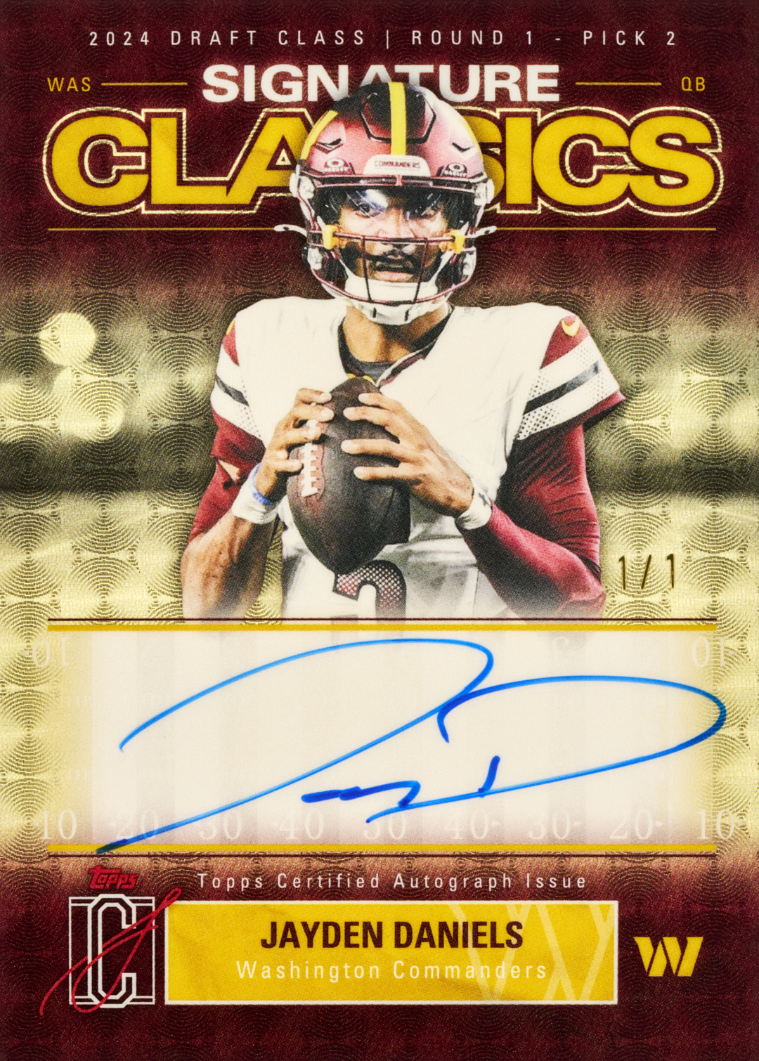 2025 Topps Signature Class Football Hobby Box