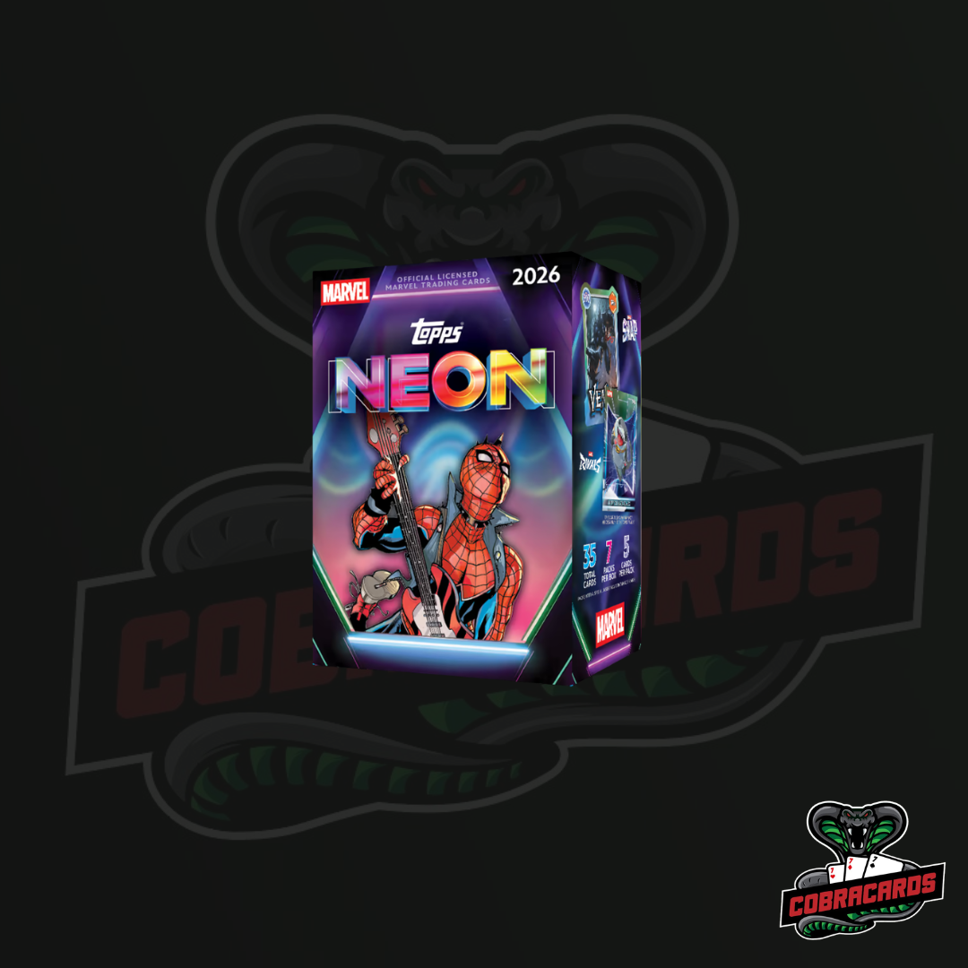 2026 TOPPS Neon Marvel Trading Cards Value Blaster Box