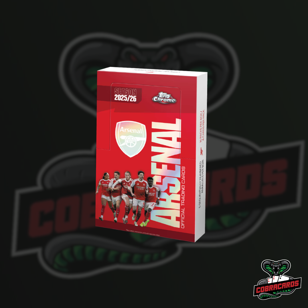 2025-26 TOPPS Chrome Arsenal Soccer Cards Box