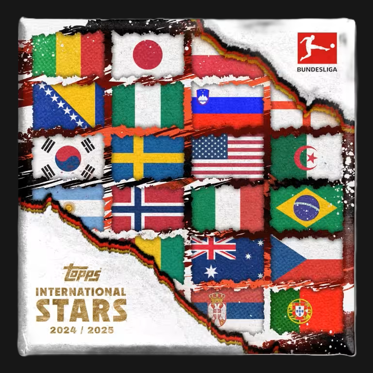 #ISB20 10 Boxer 2024-25 TOPPS International Stars Bundesliga Soccer Cards Box PYT