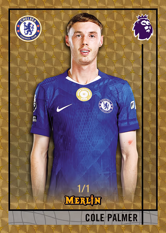 2025-26 TOPPS Merlin Premier League Soccer Cards Value Box