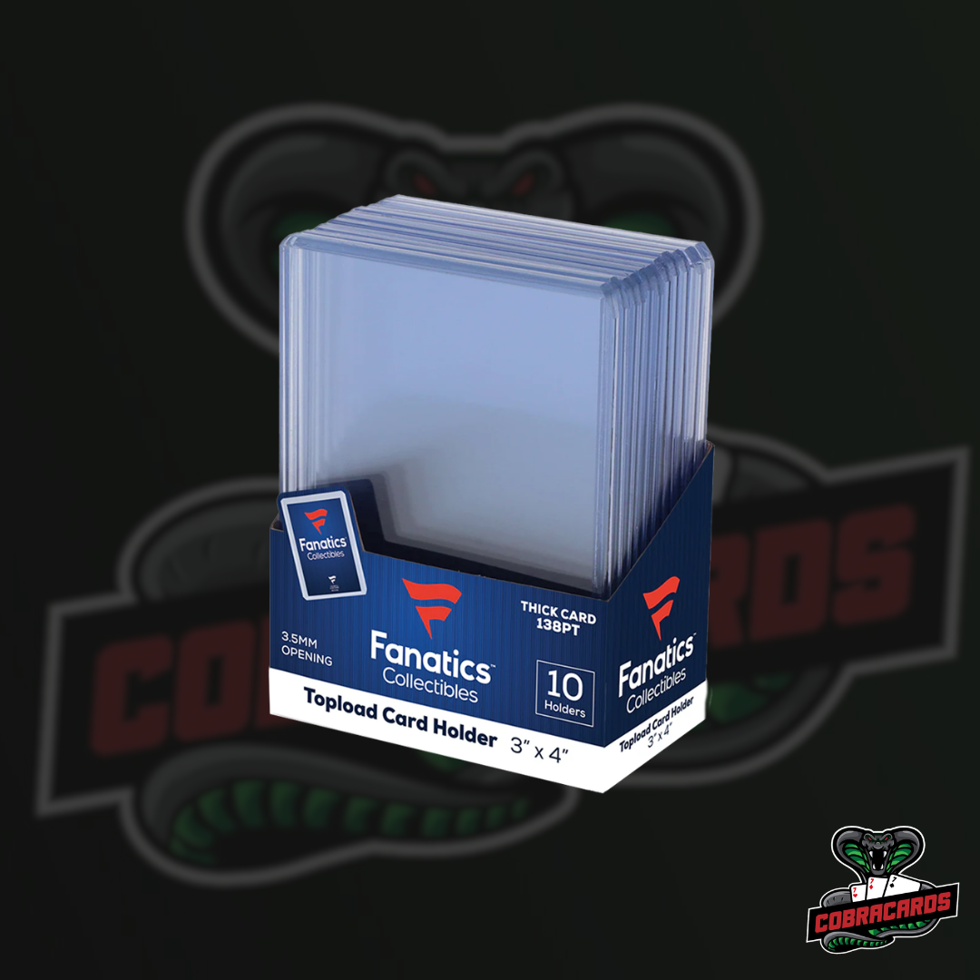Fanatics Collectibles Top Loader 138pt (10 Stück)