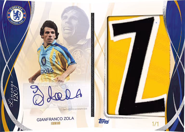 2024-25 TOPPS Lineage Chelsea FC 120 Years Anniversary Edition Soccer Cards Box