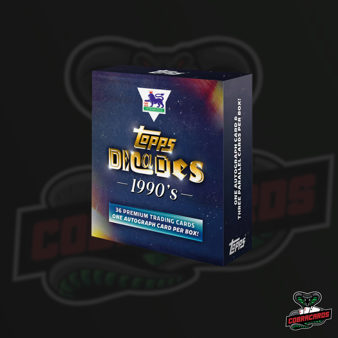 2025 TOPPS Decades 1990's Edition Premier League Soccer Cards
