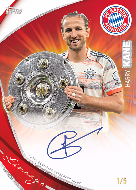 #BAYL13 Full Case Break (6 Box) 2025-26 TOPPS Lineage FC Bayern München Soccer Cards Box PYP